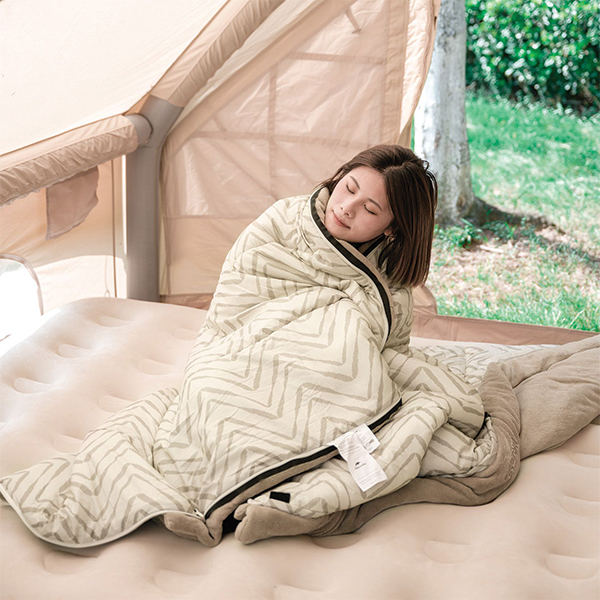 Спальний мішок Naturehike DP100 CNK2300SD012, бежевий. Фото 5