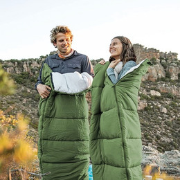 Спальний мішок Naturehike F150 NH22MSD05, лівий, зелений. Фото 5
