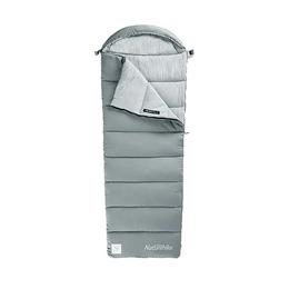 Спальник з капюшоном Naturehike M180 NH20MSD02, лівий, сірий