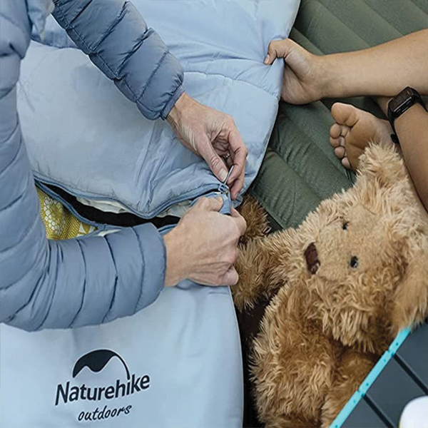 Спальник дитячий Naturehike С300 NH21MSD01, блакитний. Фото 6