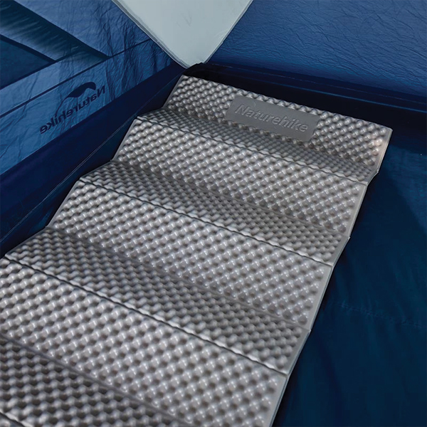 Килимок складаний IXPE Naturehike CNK2300DZ017, алюмінієва плівка, 200x65х2 см, бежевий. Фото 2