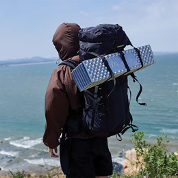 Килимок складаний IXPE Naturehike CNK2300DZ017, алюмінієва плівка, 200x65х2 см, бежевий. Фото 3