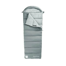 Спальник з капюшоном Naturehike M400 NH20MSD02, (1°C), лівий, сірий