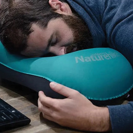 Подушка надувна Naturehike Ultralight TPU NH17T013-Z, блакитна. Фото 3