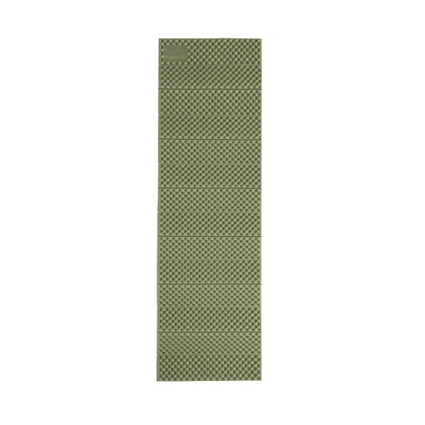 Килимок складний IXPE Naturehike NH19QD008, алюмінієва плівка, 185x56х1,8 см, оливковий зелений