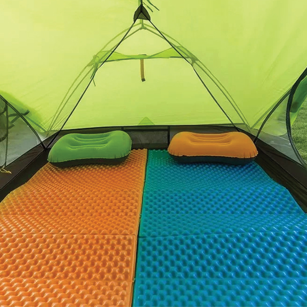 Килимок складний IXPE Naturehike NH19QD008, алюмінієва плівка, 185x56х1,8 см, жовтий. Фото 2