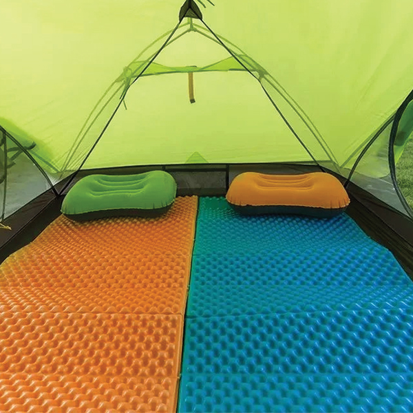 Килимок складний IXPE Naturehike NH19QD008, алюмінієва плівка, 185x56х1,8 см, блакитний. Фото 7