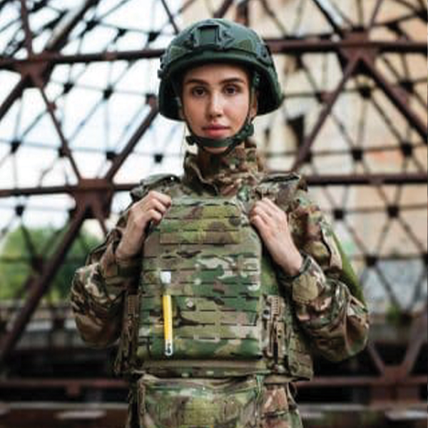Жіночий анатомічний бронежилет "Рута Люта" Multicam XS (ДСТУ, Laser Cut). Фото 5