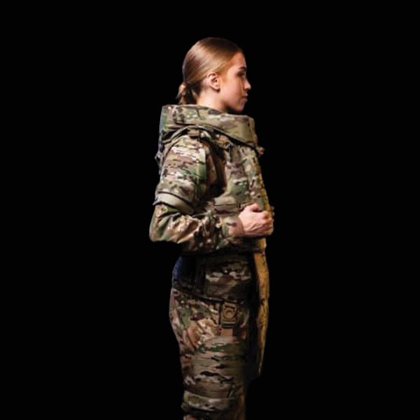 Жіночий анатомічний бронекостюм "Рута Люта" S Laser Cut Multicam. Фото 5