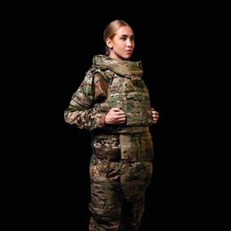 Жіночий анатомічний бронекостюм "Рута Люта" S Laser Cut Multicam. Фото 3
