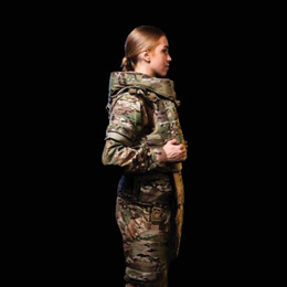 Жіночий анатомічний бронекостюм "Рута Люта" S Laser Cut Multicam. Фото 5